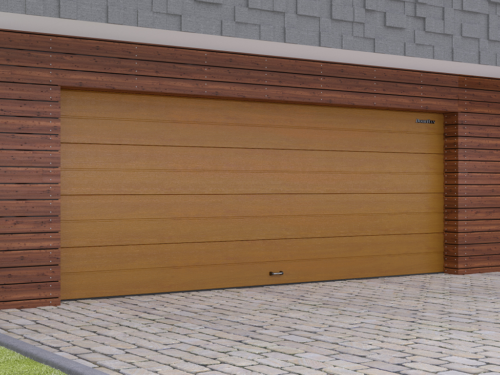 Sectional garage doors